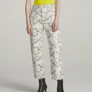 Rag & Bone Micro Floral Cropped Boy Jean 25 NEW